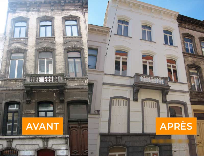 Artisan couvreur en Belgique Firmethitane Toit Façade : travaux de pose, de réparation, de rénovation de toiture, de dépannage et recherche de fuite… de travaux de zinguerie, de faîtage, d’étanchéité toit plat terrasse roofing, de nettoyage, démoussage et peinture hydrofuge toiture. Travaux de nettoyage, démoussage, ravalement peinture et imperméabilisation façade, le traitement de l’humidité des murs et le nettoyage de vos extérieurs. : klinker, pierre bleue.. ... en Belgique : région Flamande, Wallonne, Bruxelles, Liège …